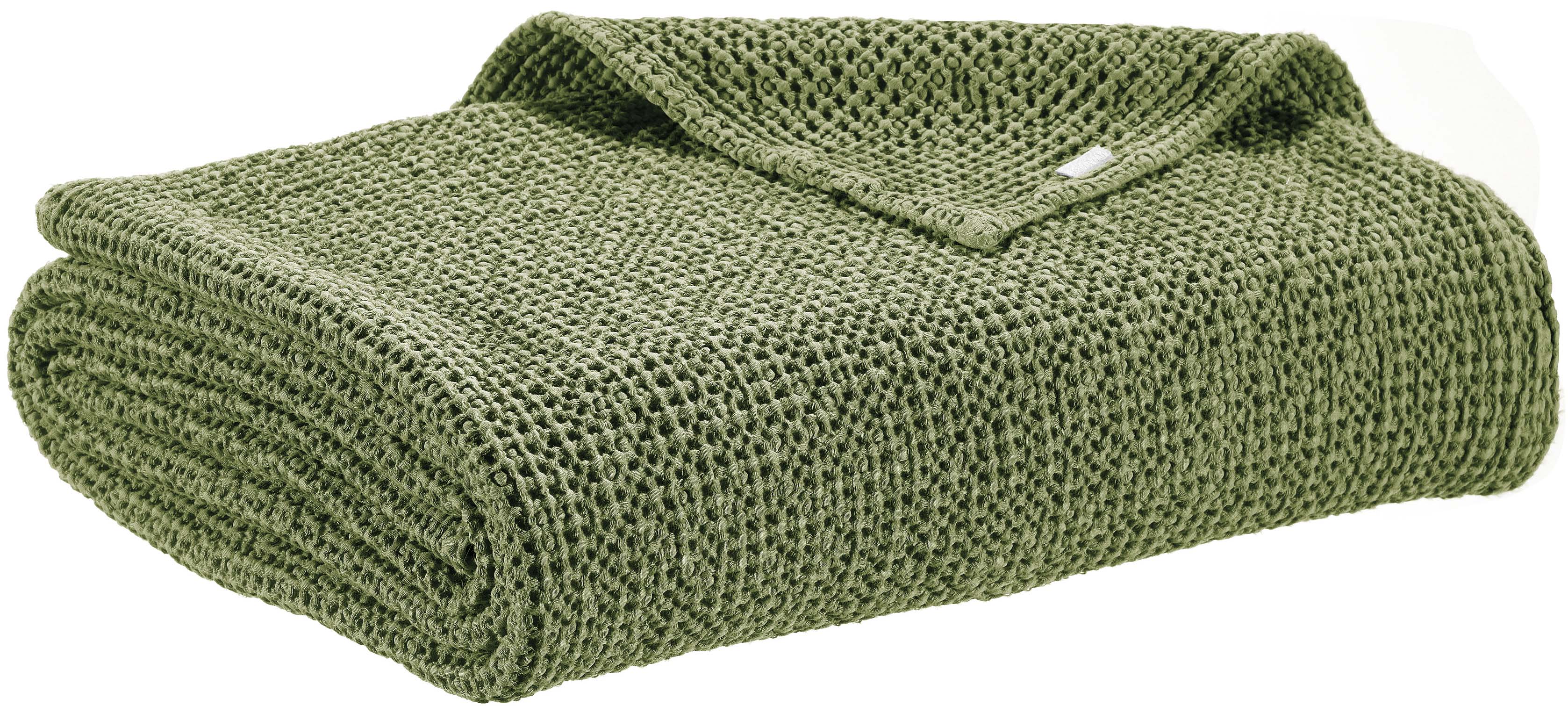 Jet de lit recycl Maia Eucalyptus 240 x 260
