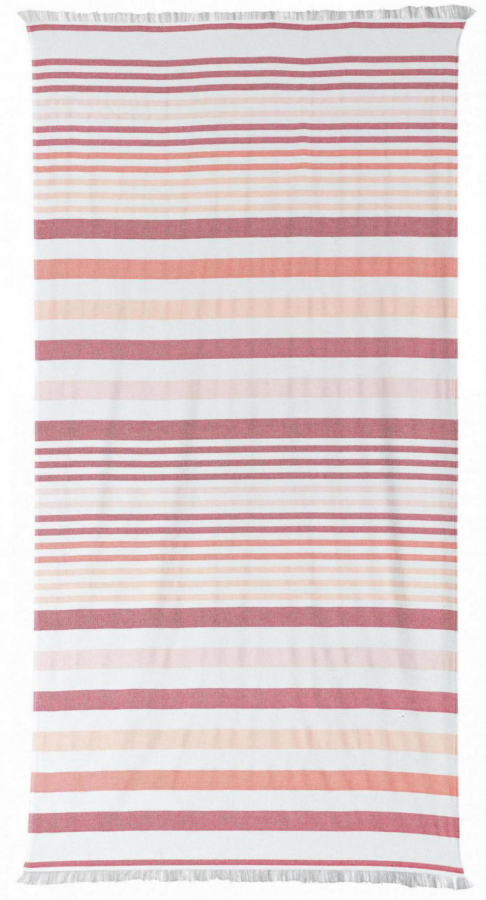 Drap hammam recycl Samoa Brique 100 x 200