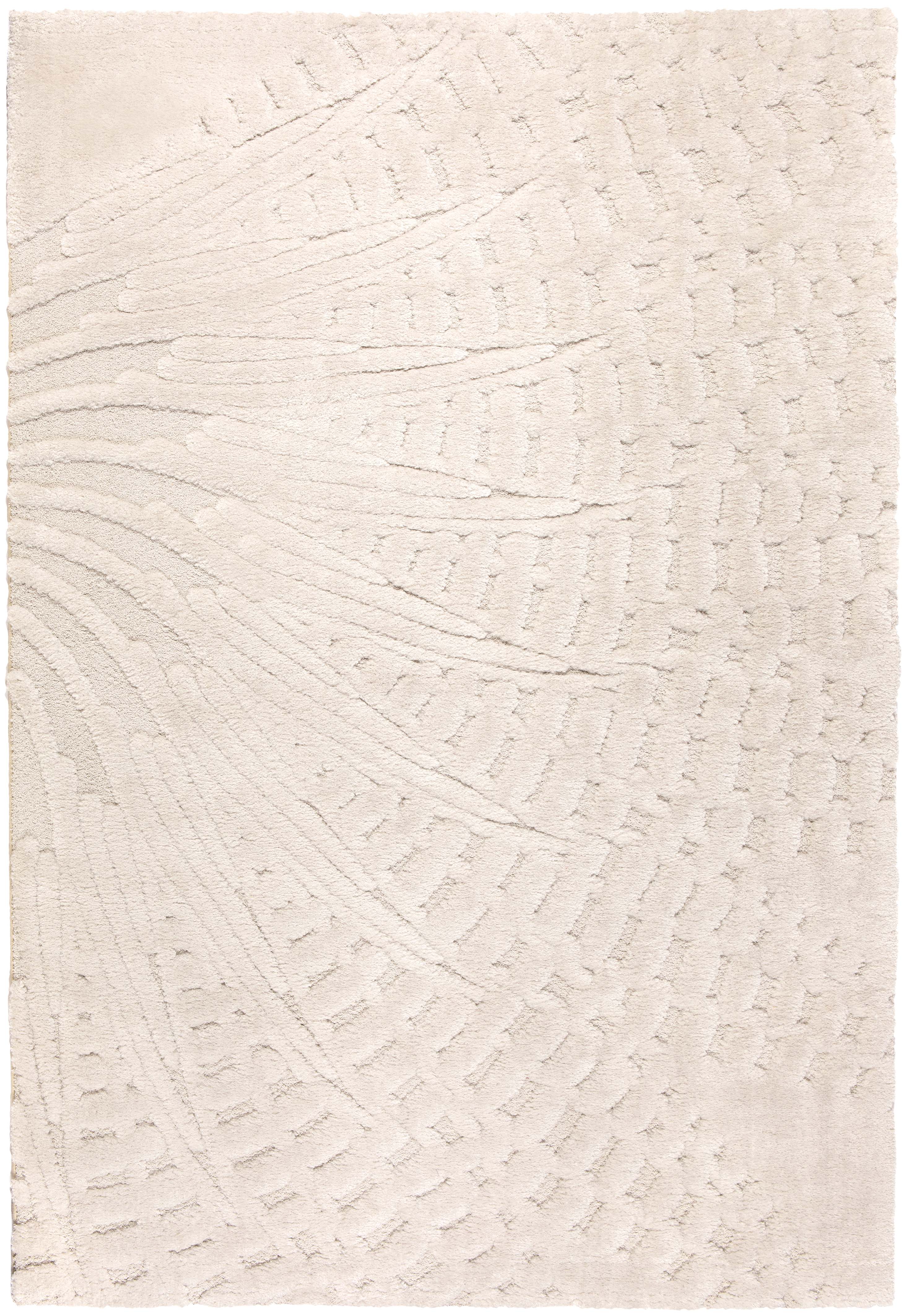 Tapis recycl Ewan Ivoire 160 x 230 x 2