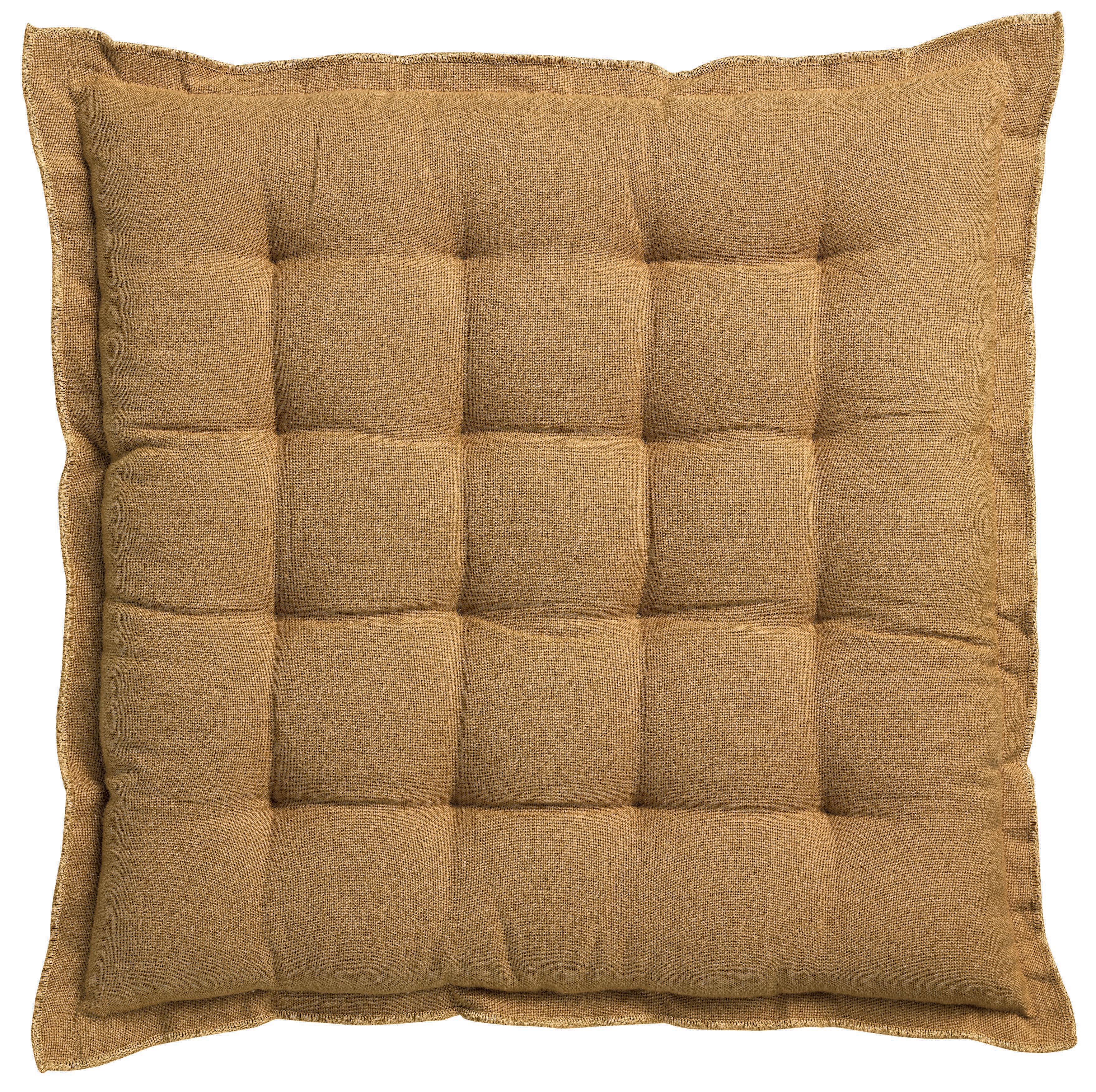 Galette de chaise Grace recycle Cannelle 40 x 40 x 3 cm