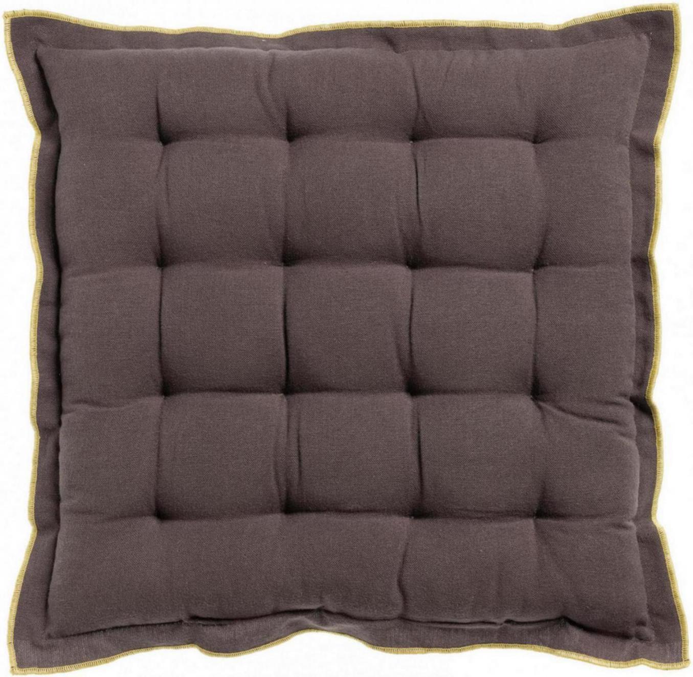 Galette de chaise Grace recycle Caf 40 x 40 x 3