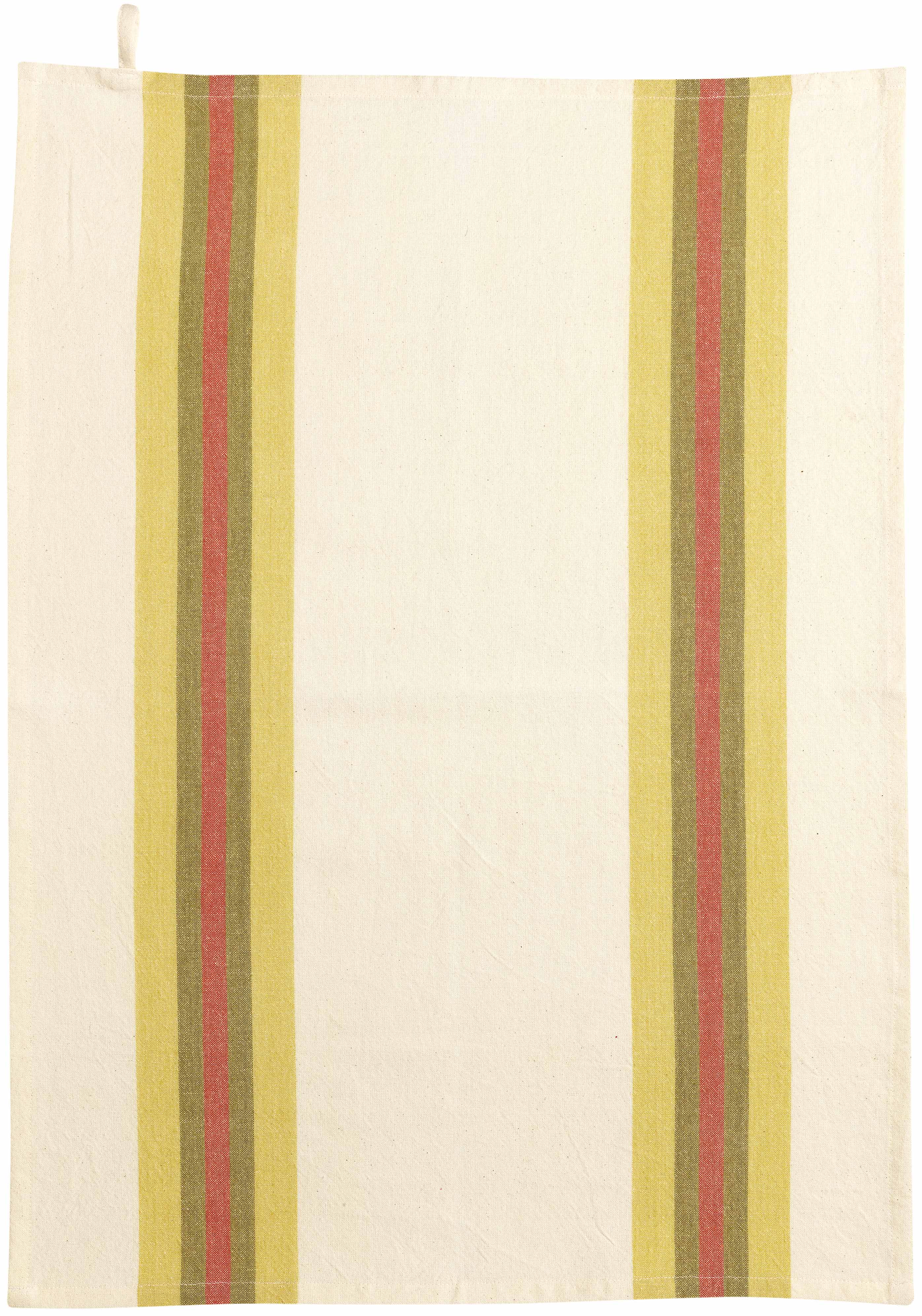 Torchon recycl Yuna Curry/naturel 50 x 70