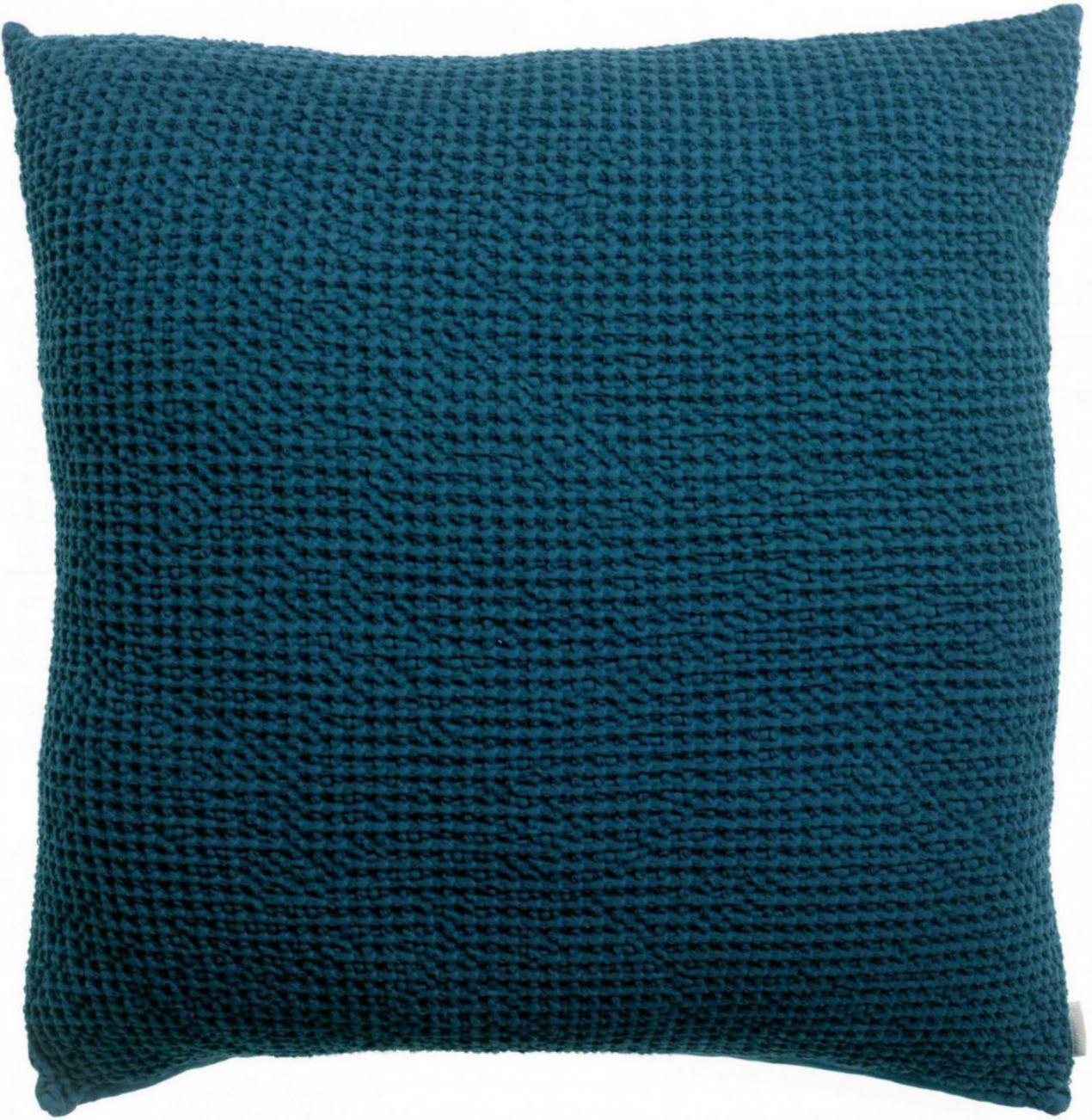 Coussin recycl Maia Indigo 45 x 45