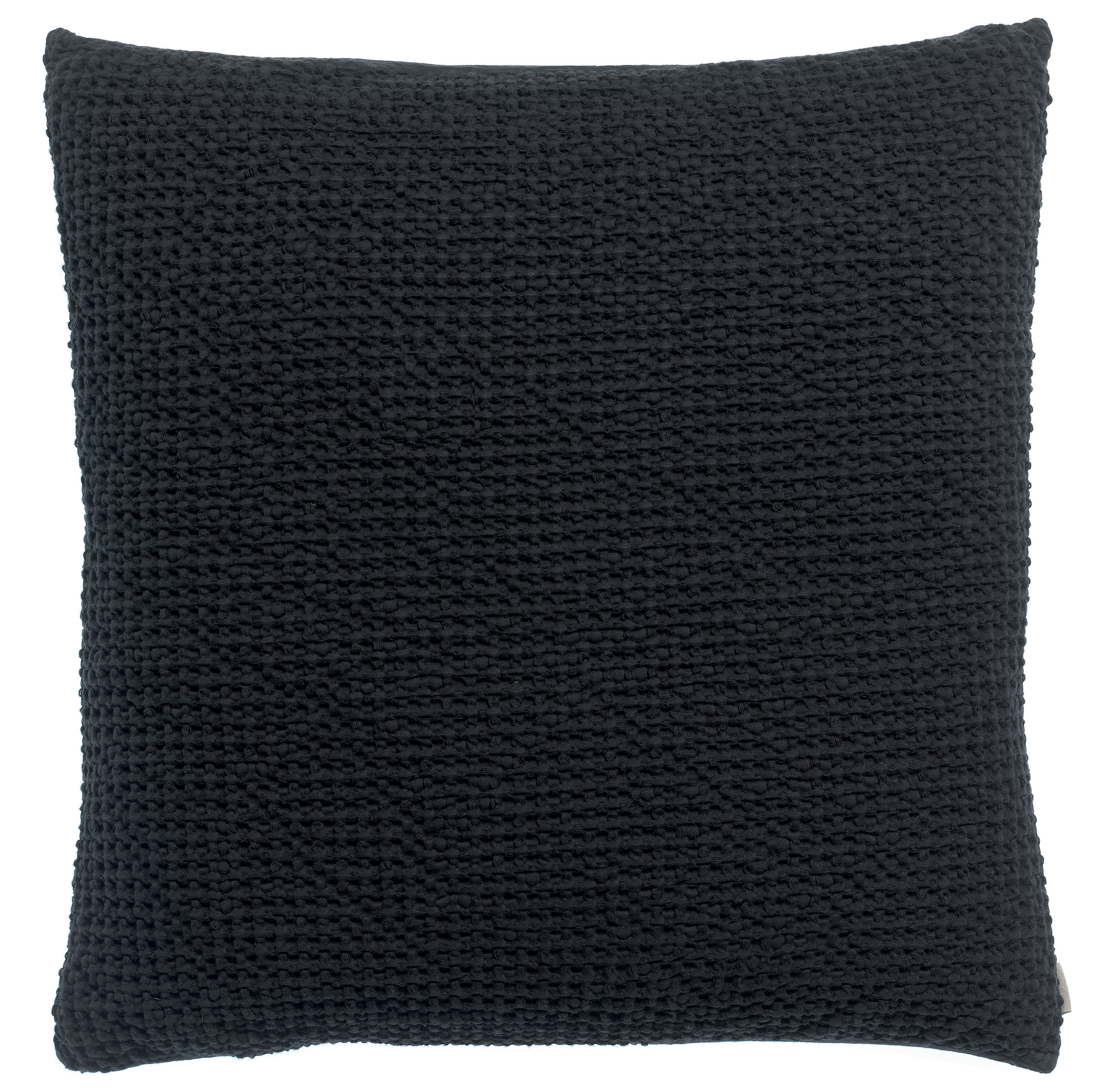 Coussin recycl Maia Caviar 45 x 45