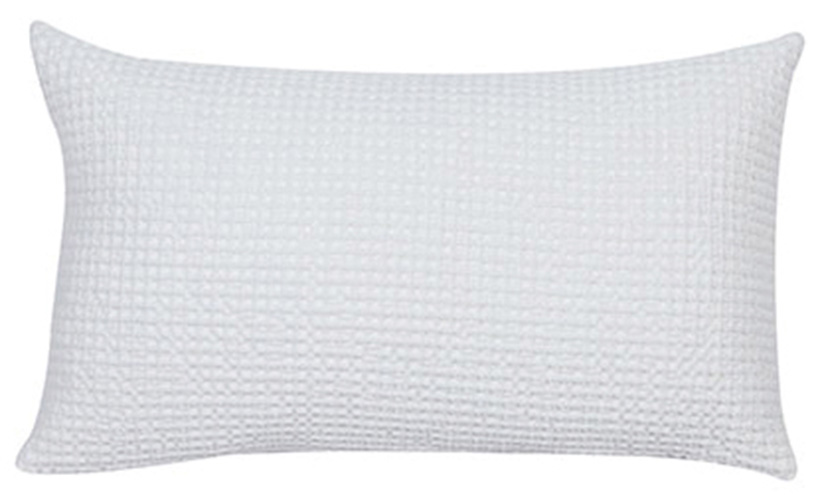 Coussin recycl Maia Craie 30 x 50
