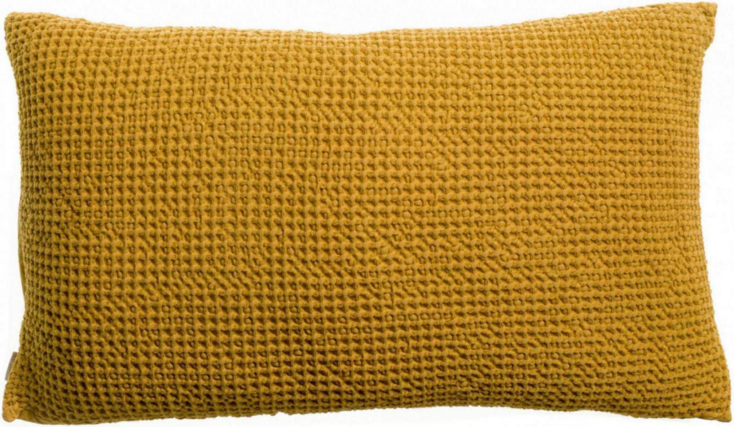 Coussin recycl Maia Safran 30 x 50