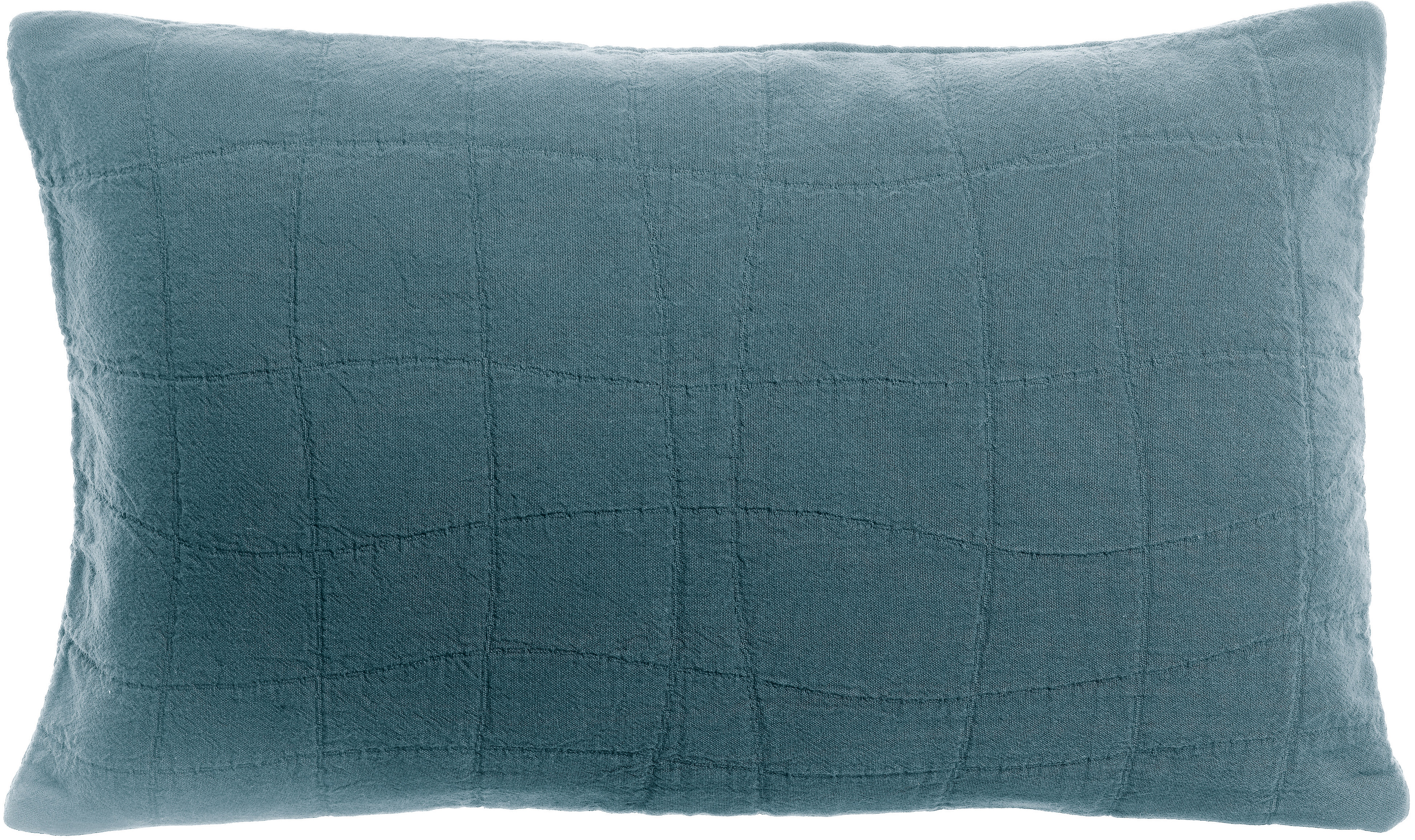 Coussin recycl Titou Acier 30 x 50
