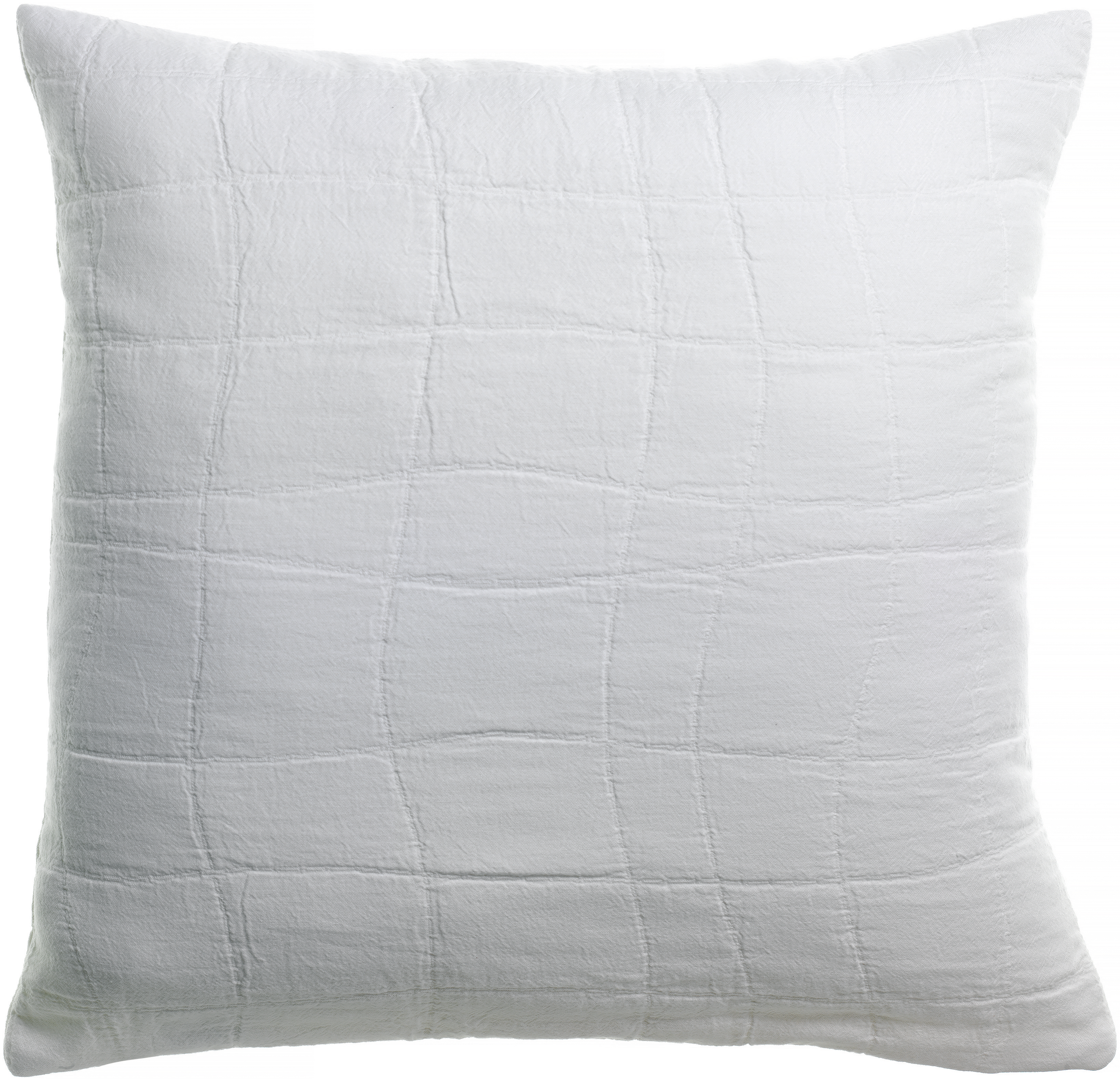 Coussin recycl Titou Blanc 45 x 45