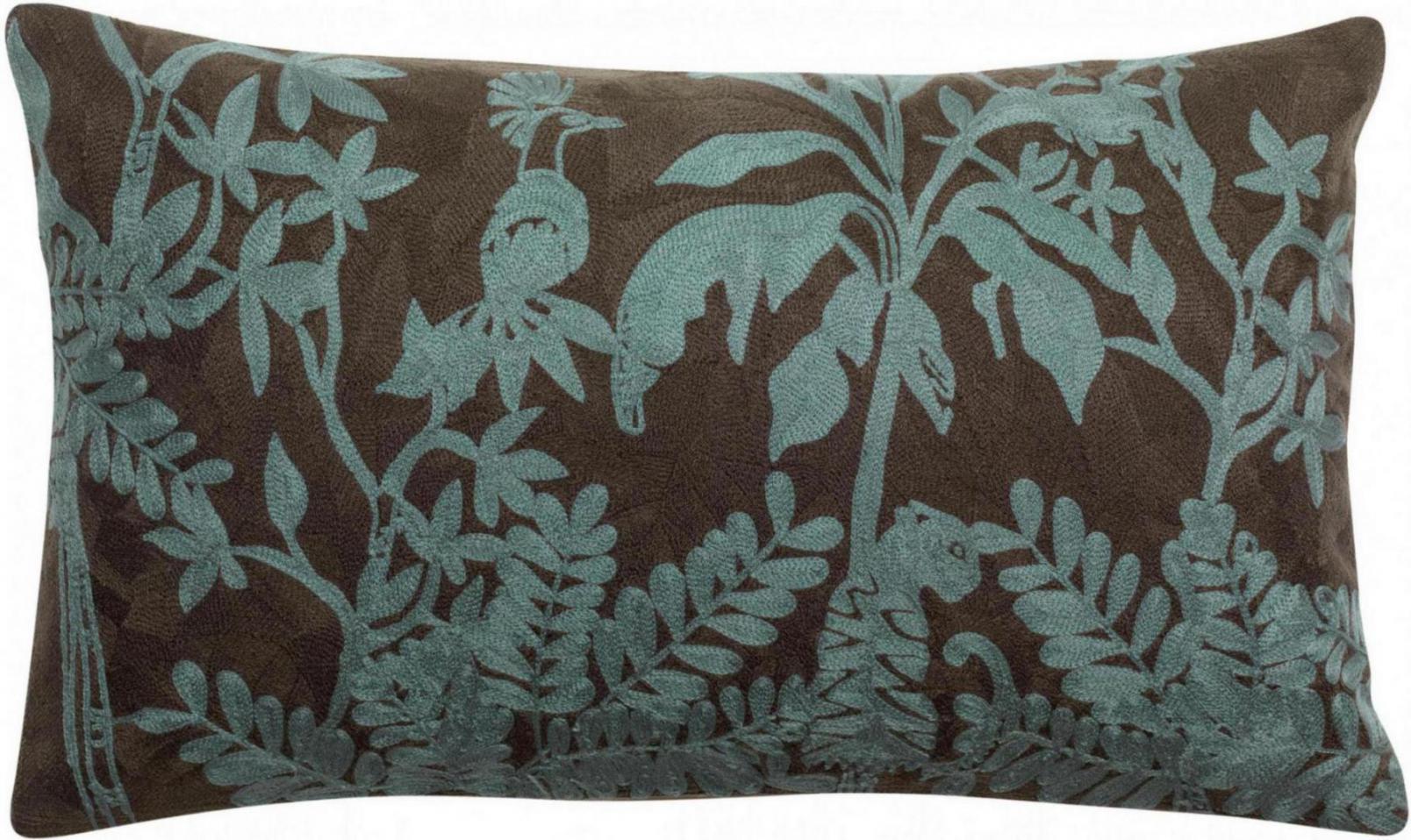 Coussin brod Raki Carbone 30 x 50