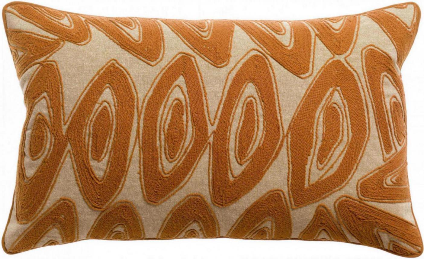 Coussin brod Leya Cuivre 30 x 50