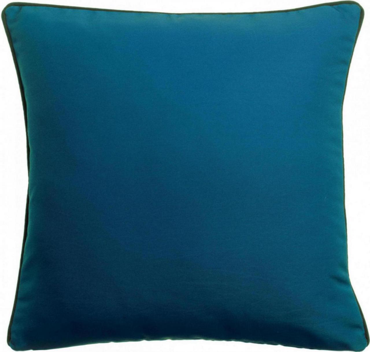 Coussin uni Alga outdoor Indigo 45 x 45