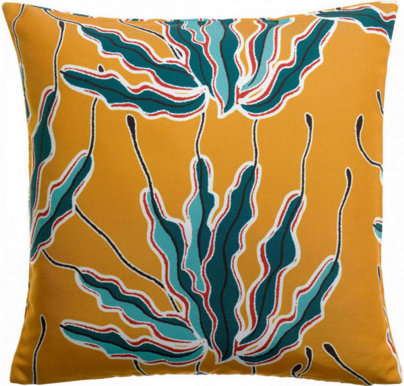 Coussin imprim Alga outdoor Bronze 45 x 45