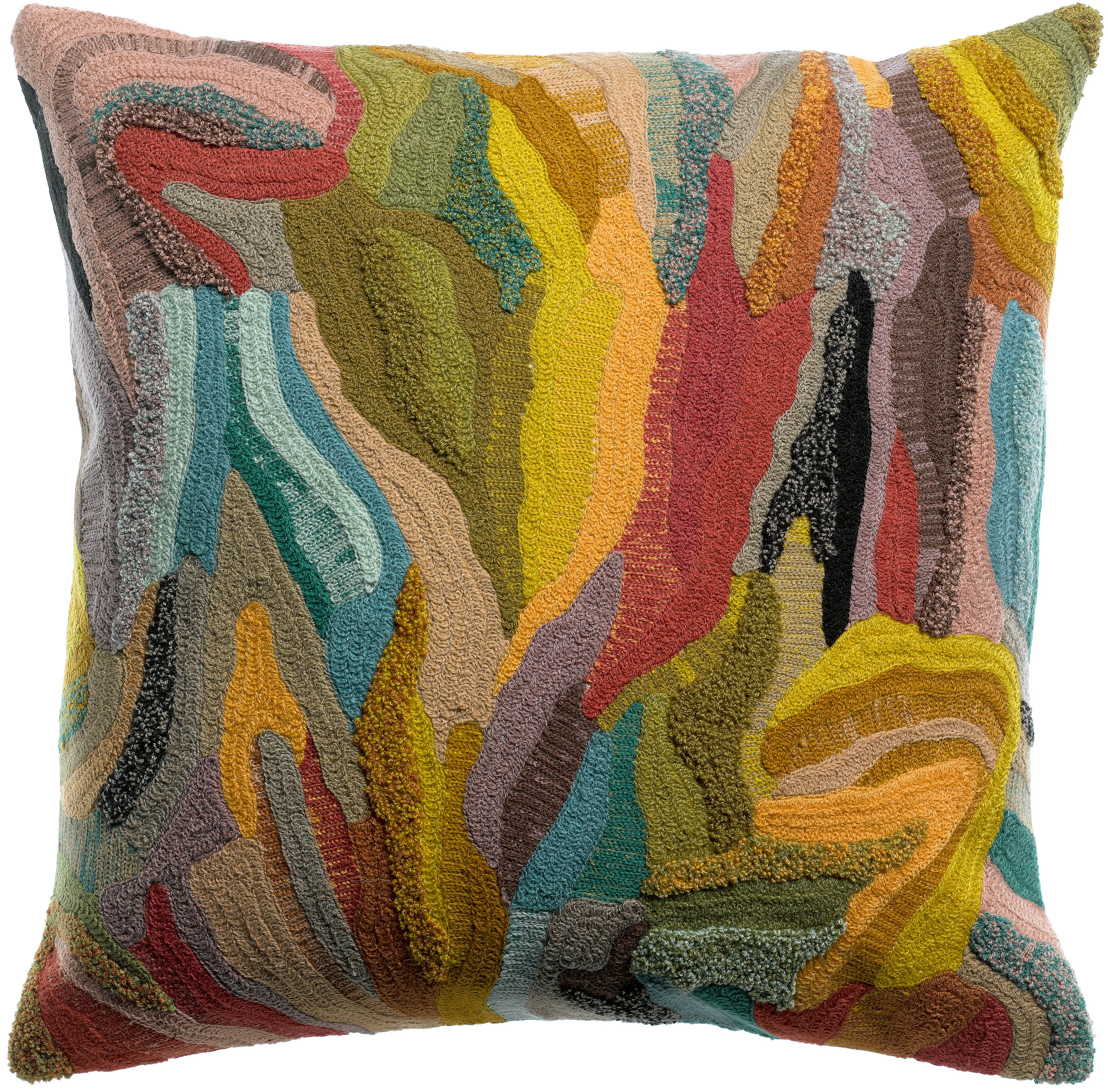 Coussin brod Betty Mineral 45 x 45