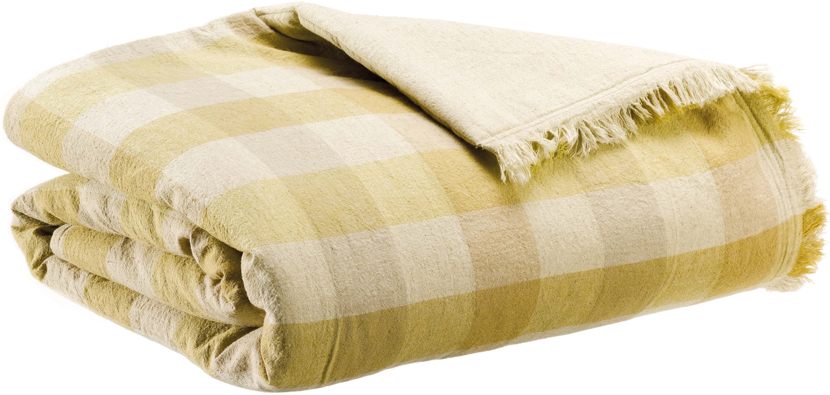 Plaid imprim Kate Bronze 135 x 200