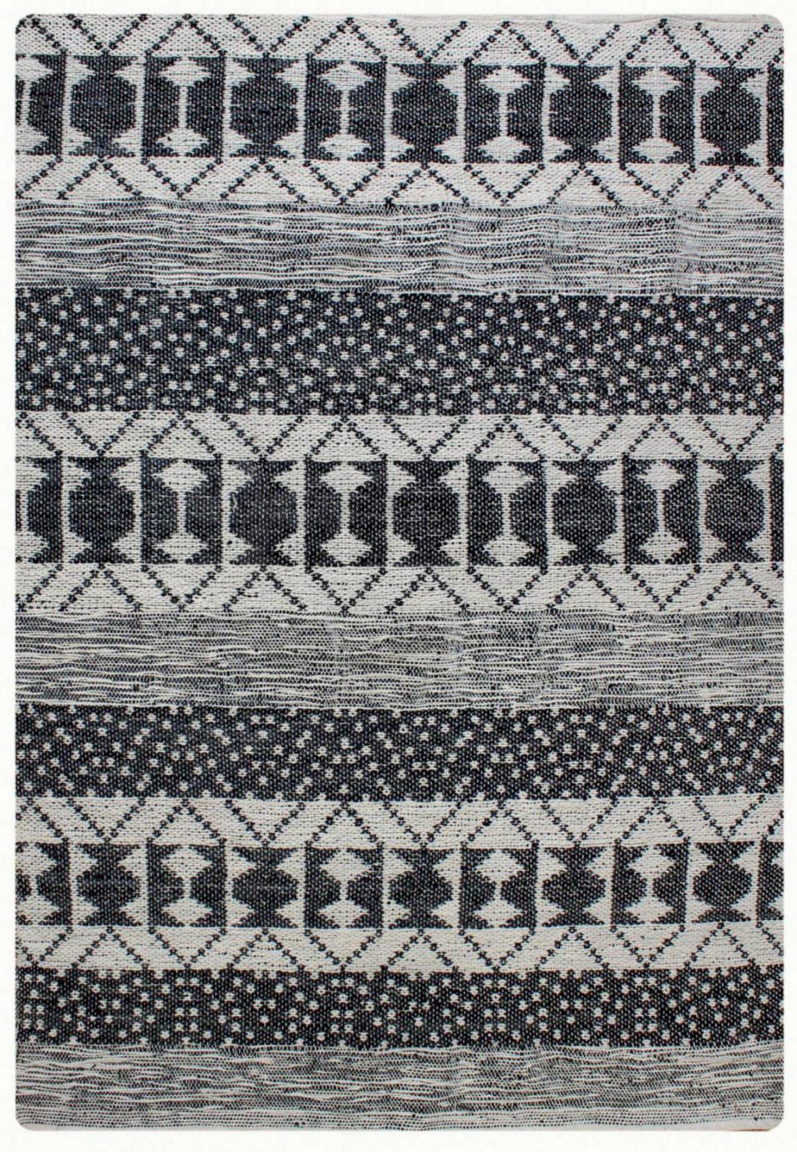 Tapis Zambezi Ivoire/charbon 160 x 230