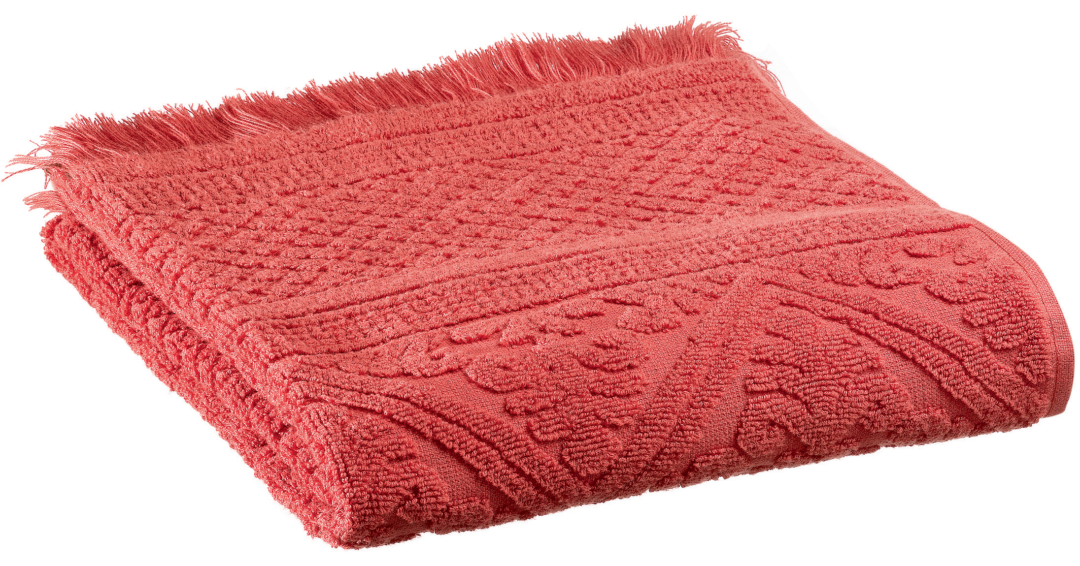 Serviette de toilette uni Zo Brique 50 x 100