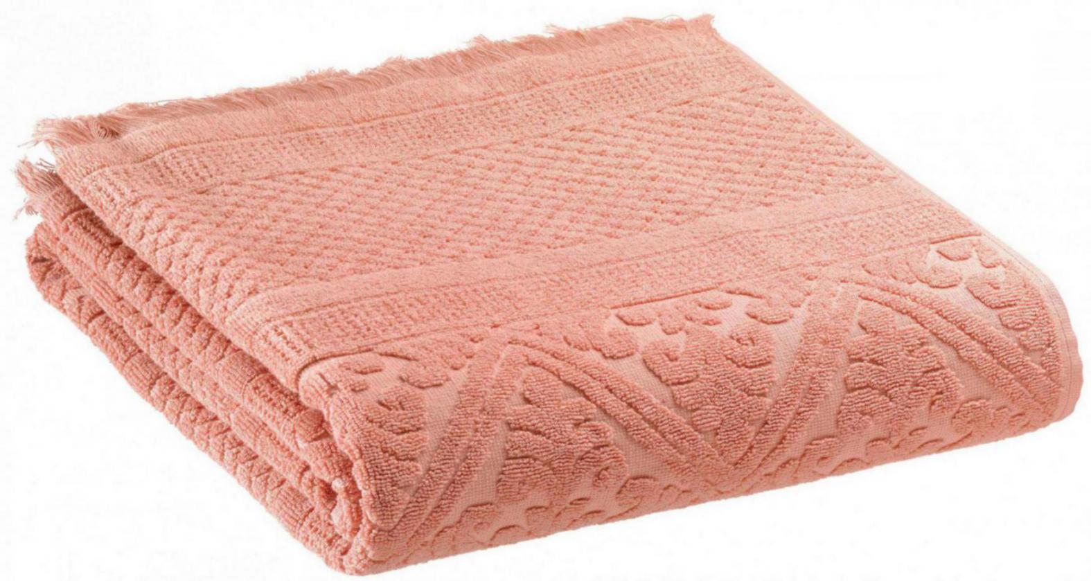 Drap de bain uni Zoe Argile 100 x 180
