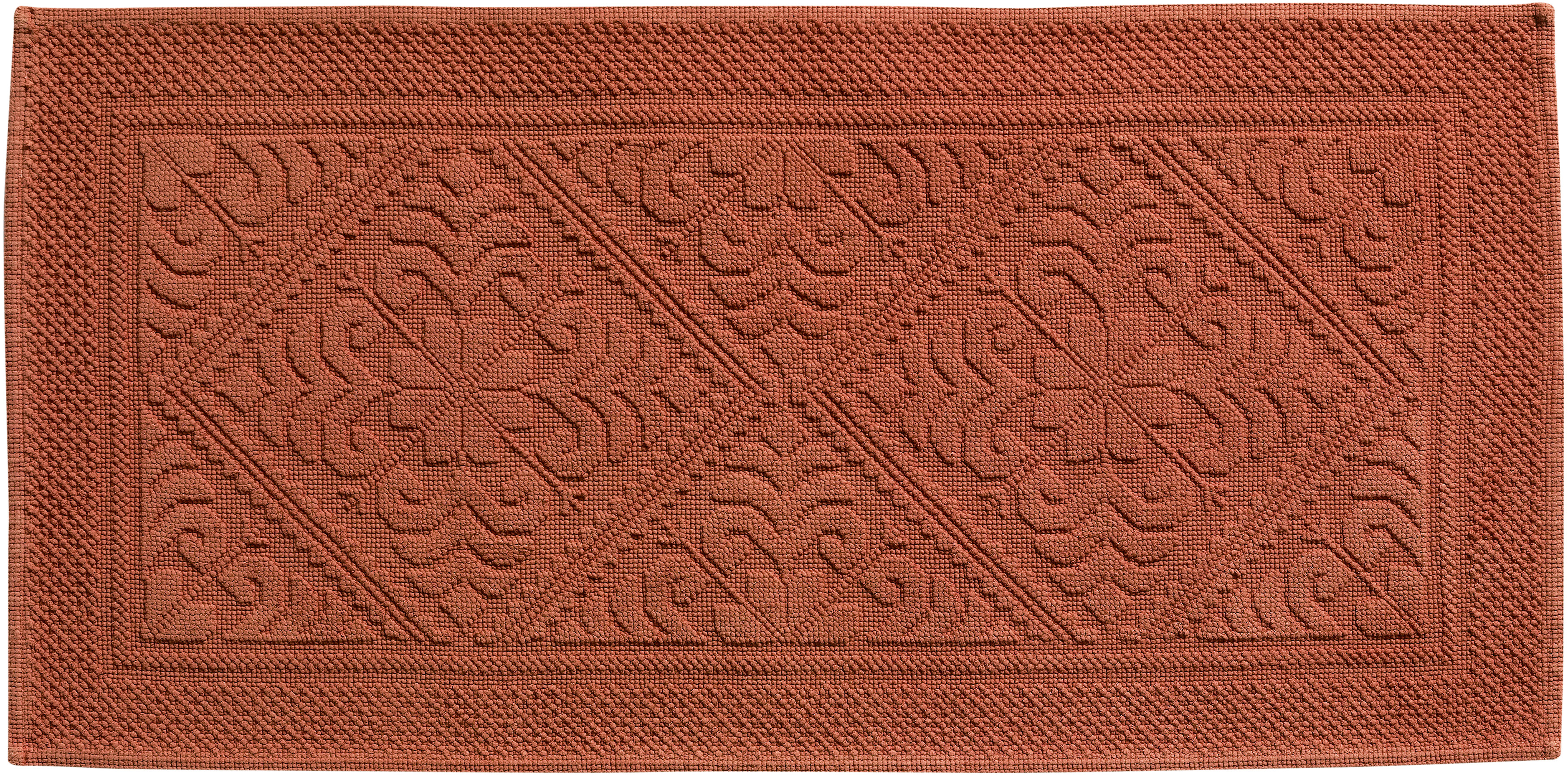 Tapis de bain uni Enzo Sienne 54 x 110