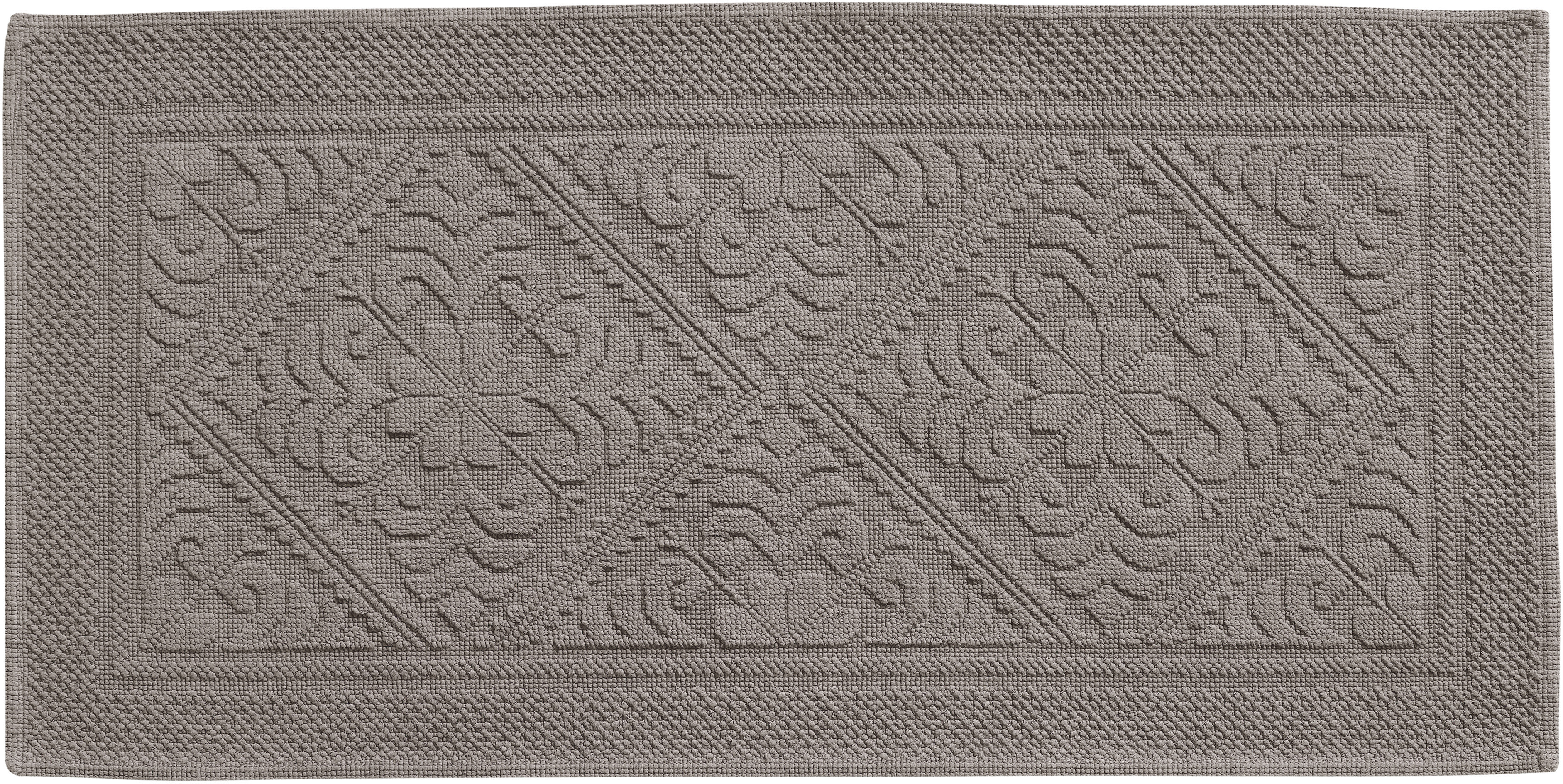 Tapis de bain uni Enzo Chamois 54 x 110