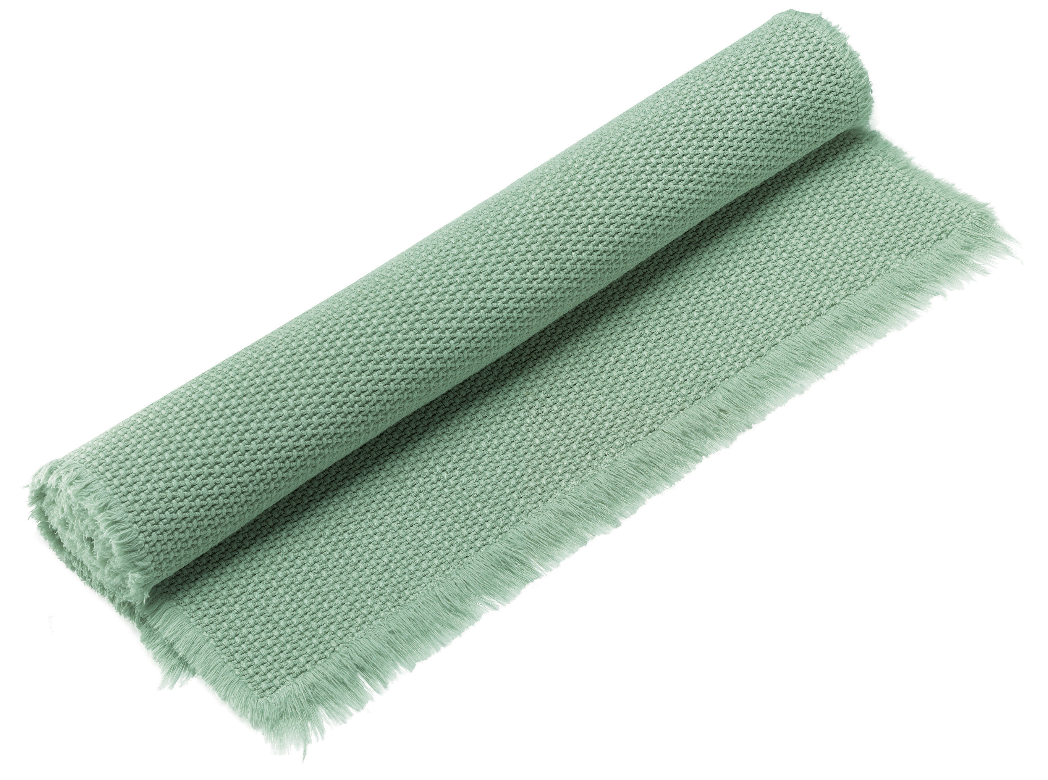 Tapis de bain uni Elly Opaline 54 x 64