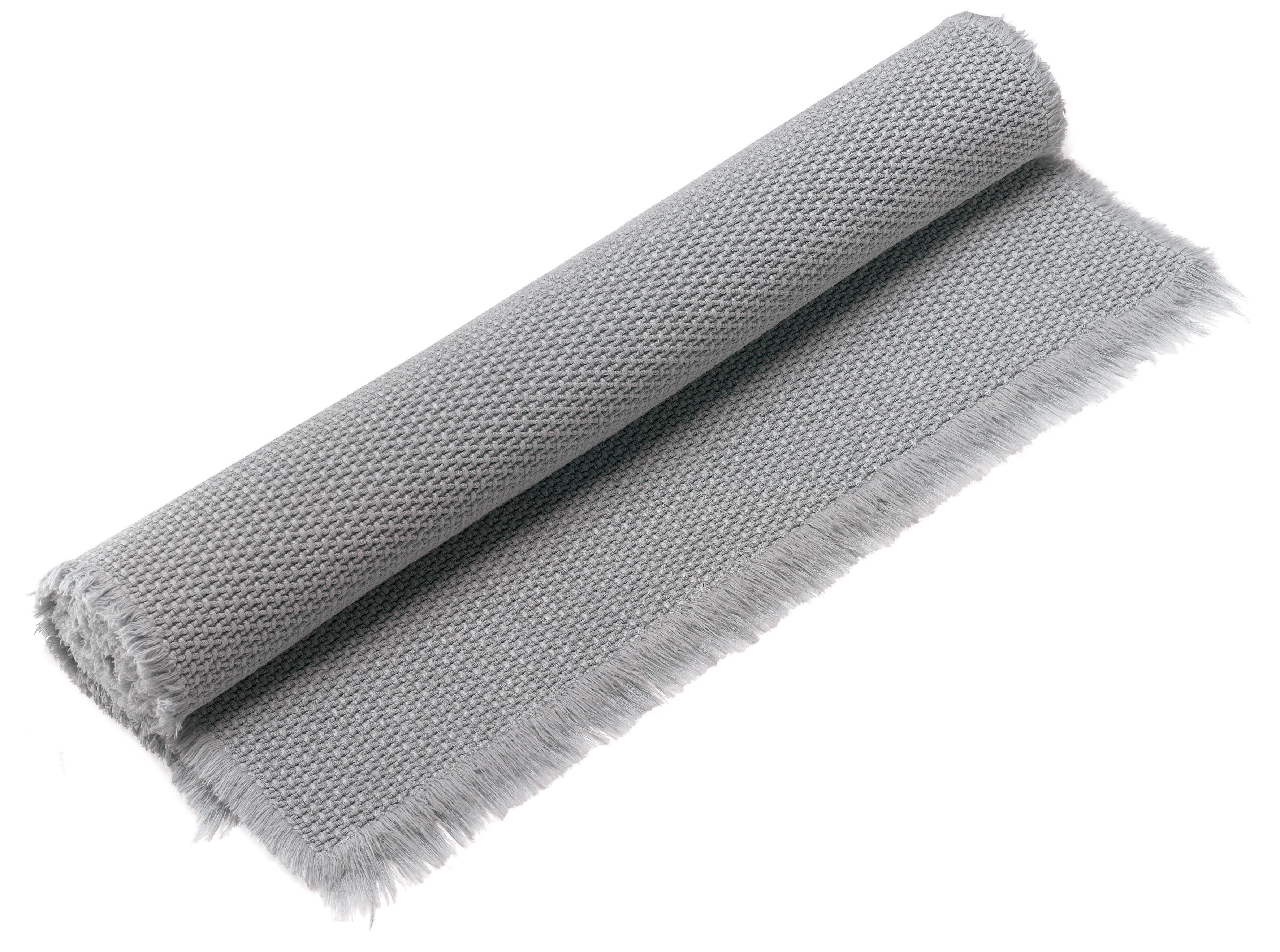 Tapis de bain uni Elly Perle 54 x 110
