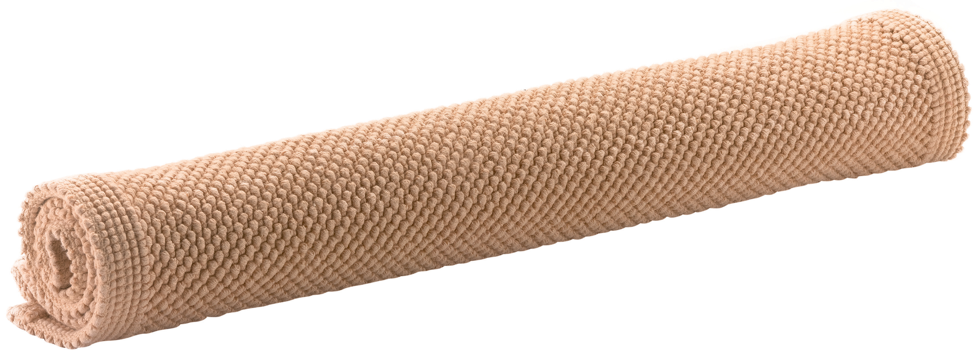Tapis de bain uni Etia Latte 54 x 110