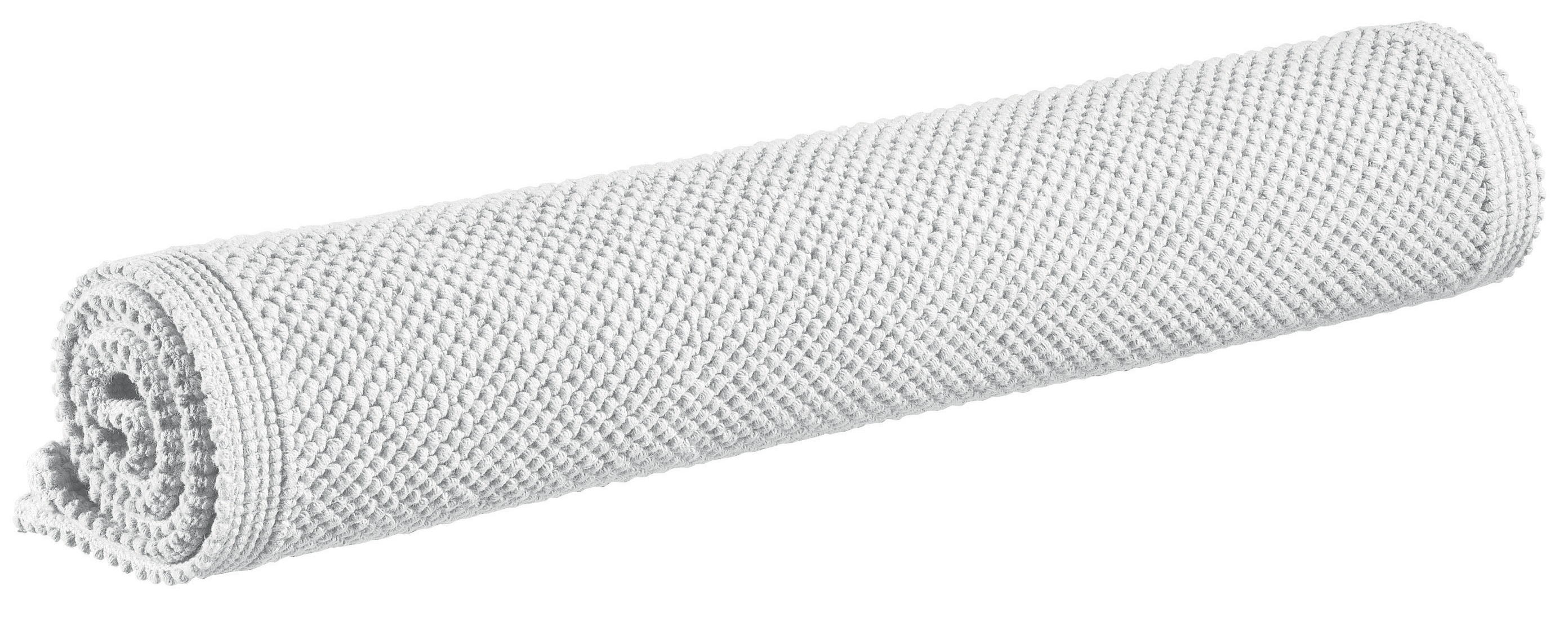 Tapis de bain uni Etia Neige 70 x 140