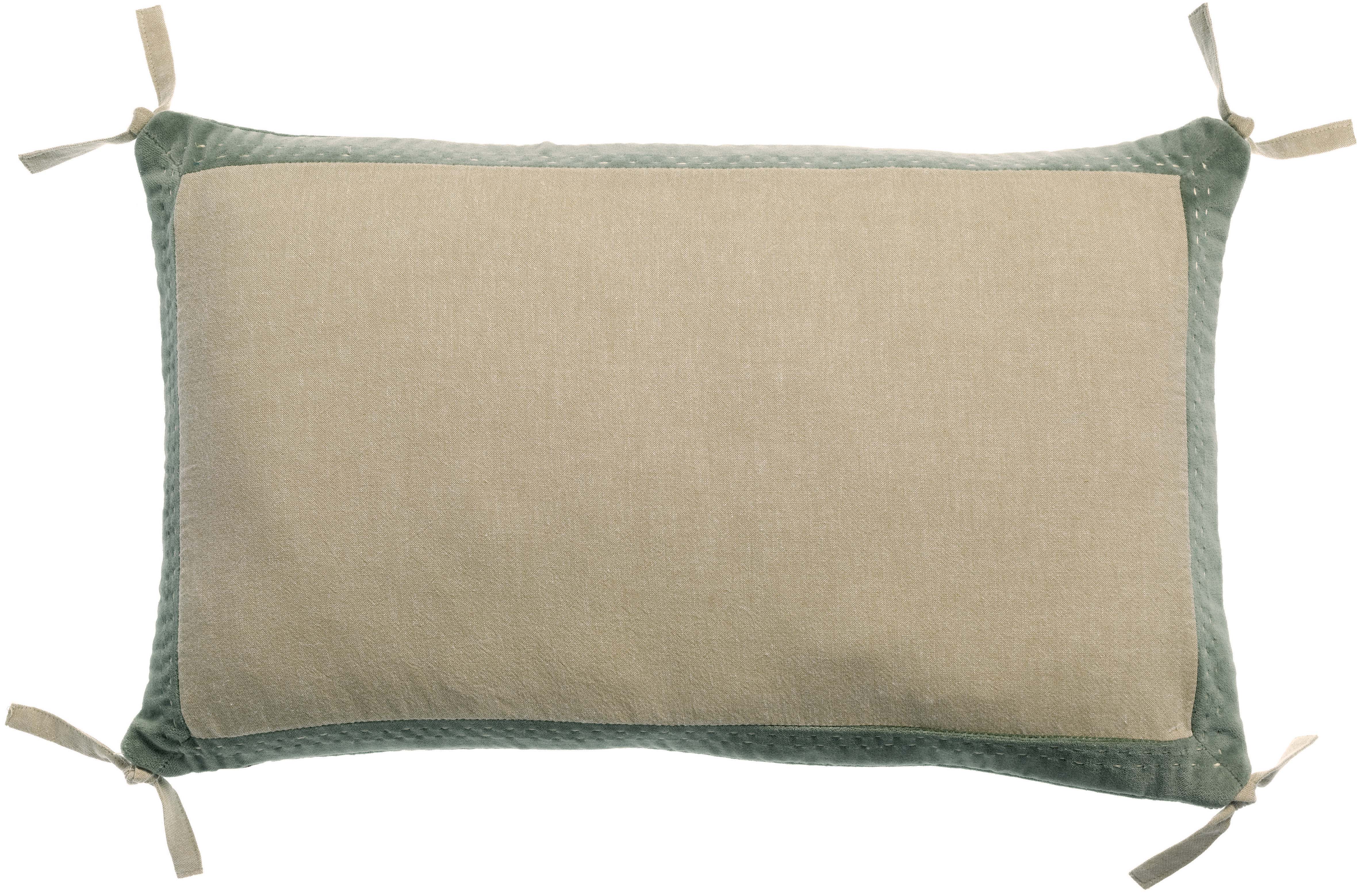 Coussin Elise Chambray Verveine 30 x 50