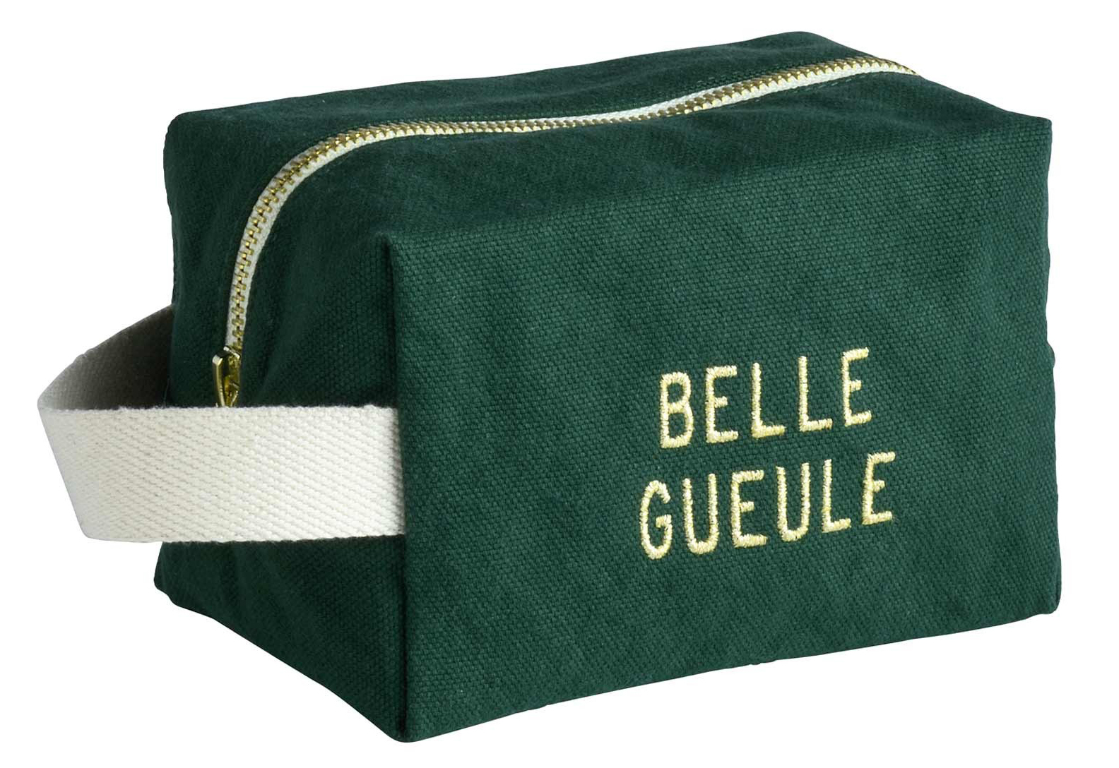 Trousse cube Belle Gueule Nori Vert S 10 x 16 x 10