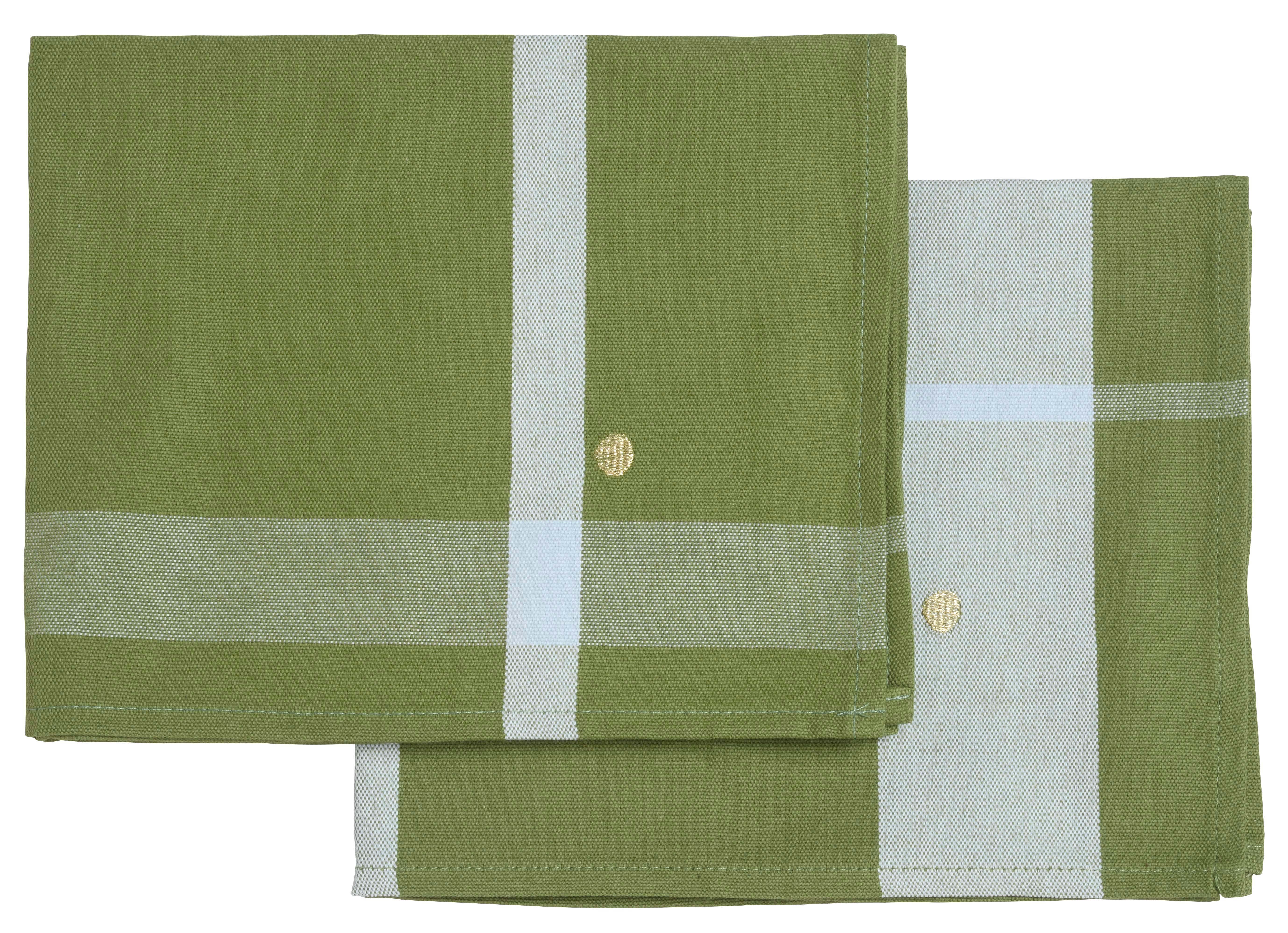 Lot de 2 sets de table La nonna Pistacchio 40 x 50 x 1