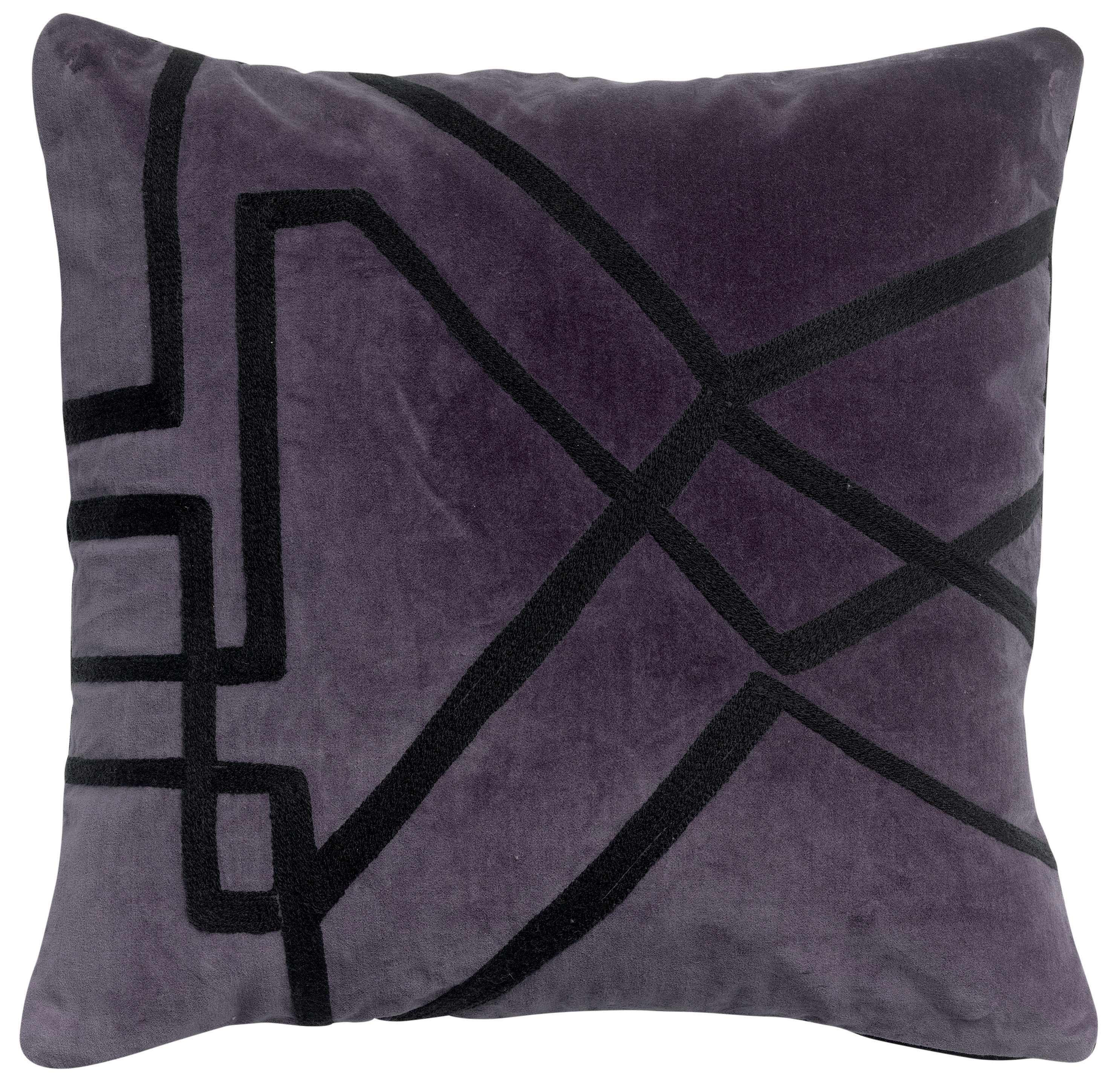 Coussin Fara brod Raisin 45 x 45