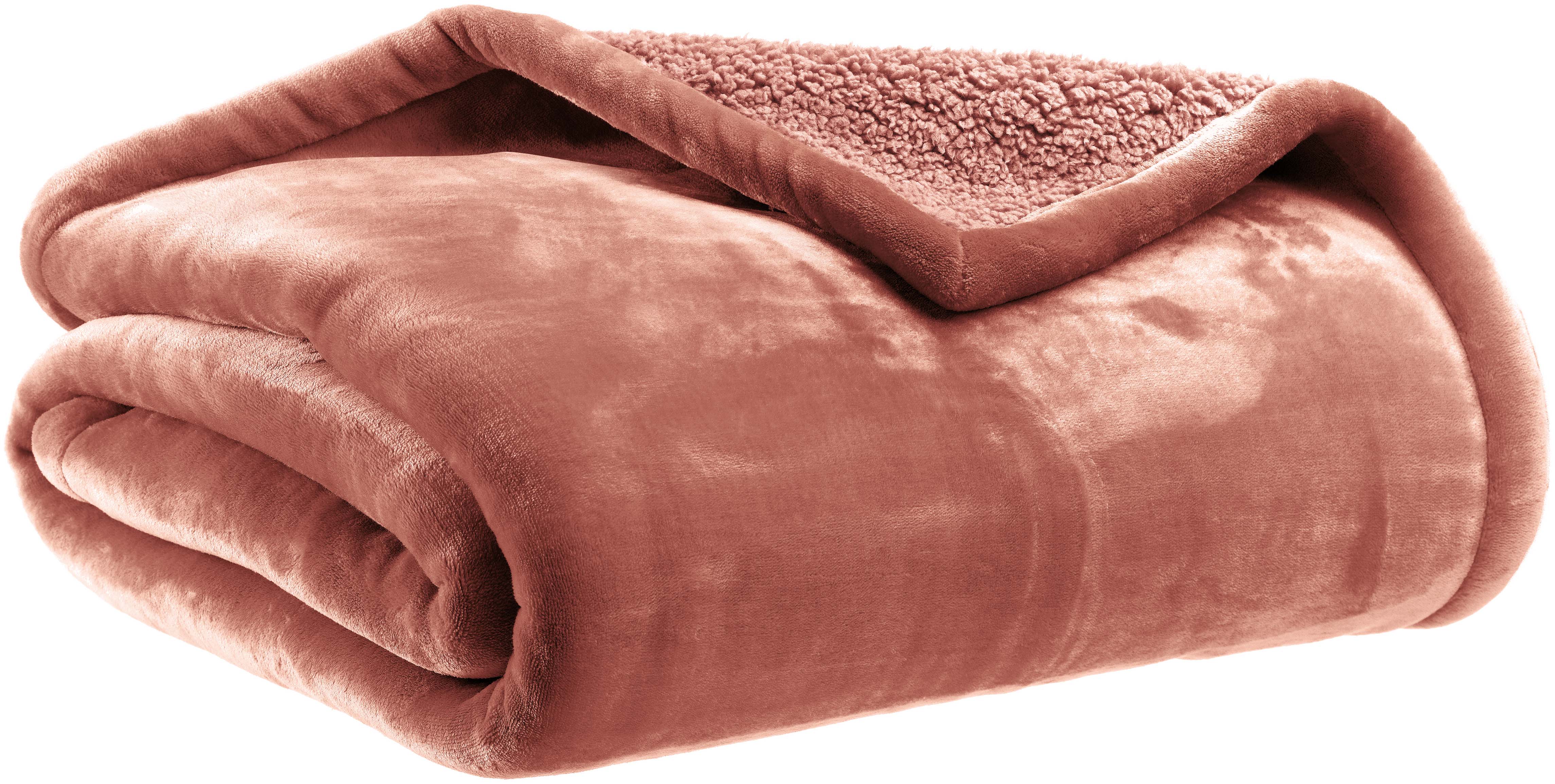 Plaid Michka Terracotta 130 x 160