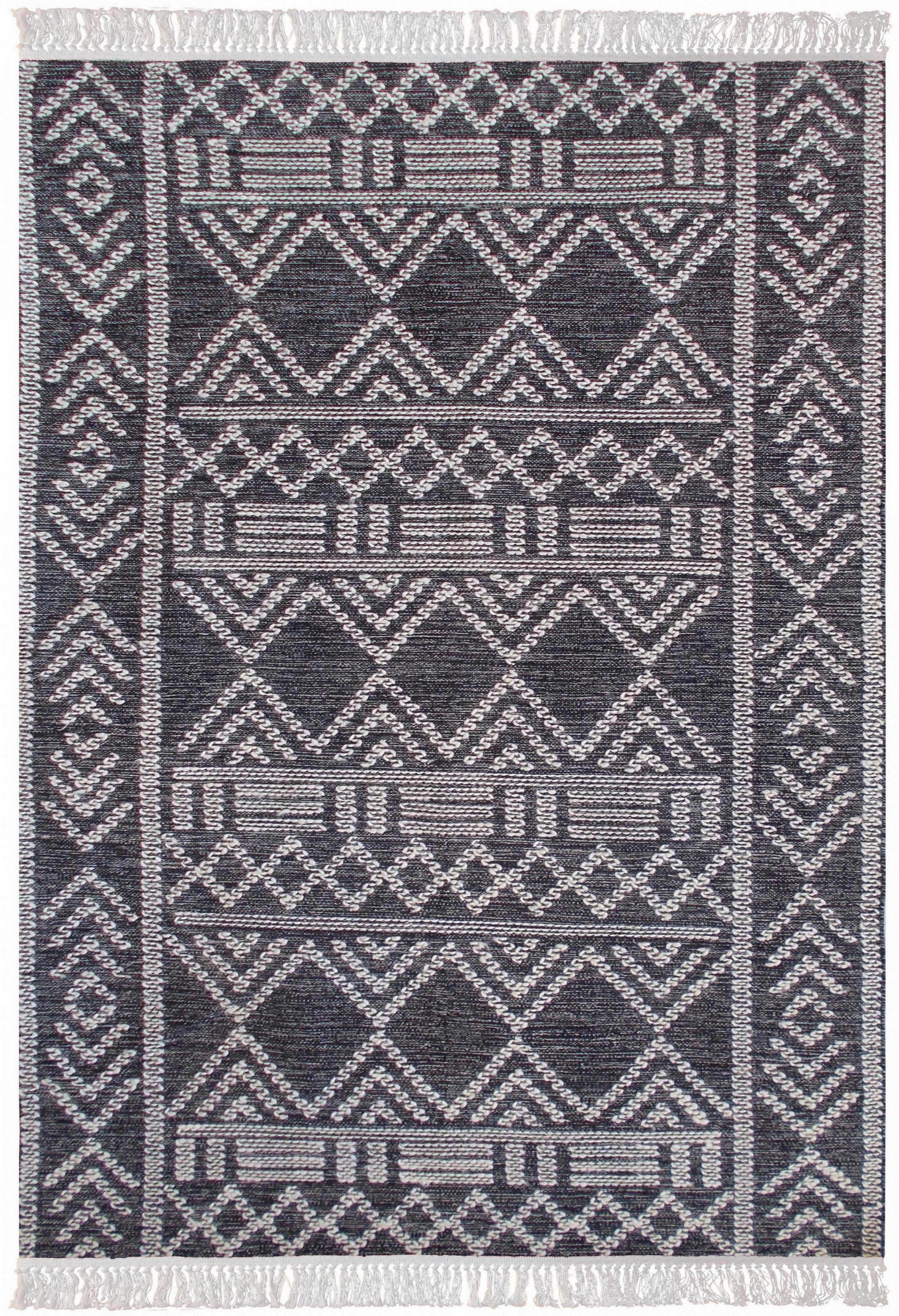 Tapis Mas Charbon/ivoire 160 x 230