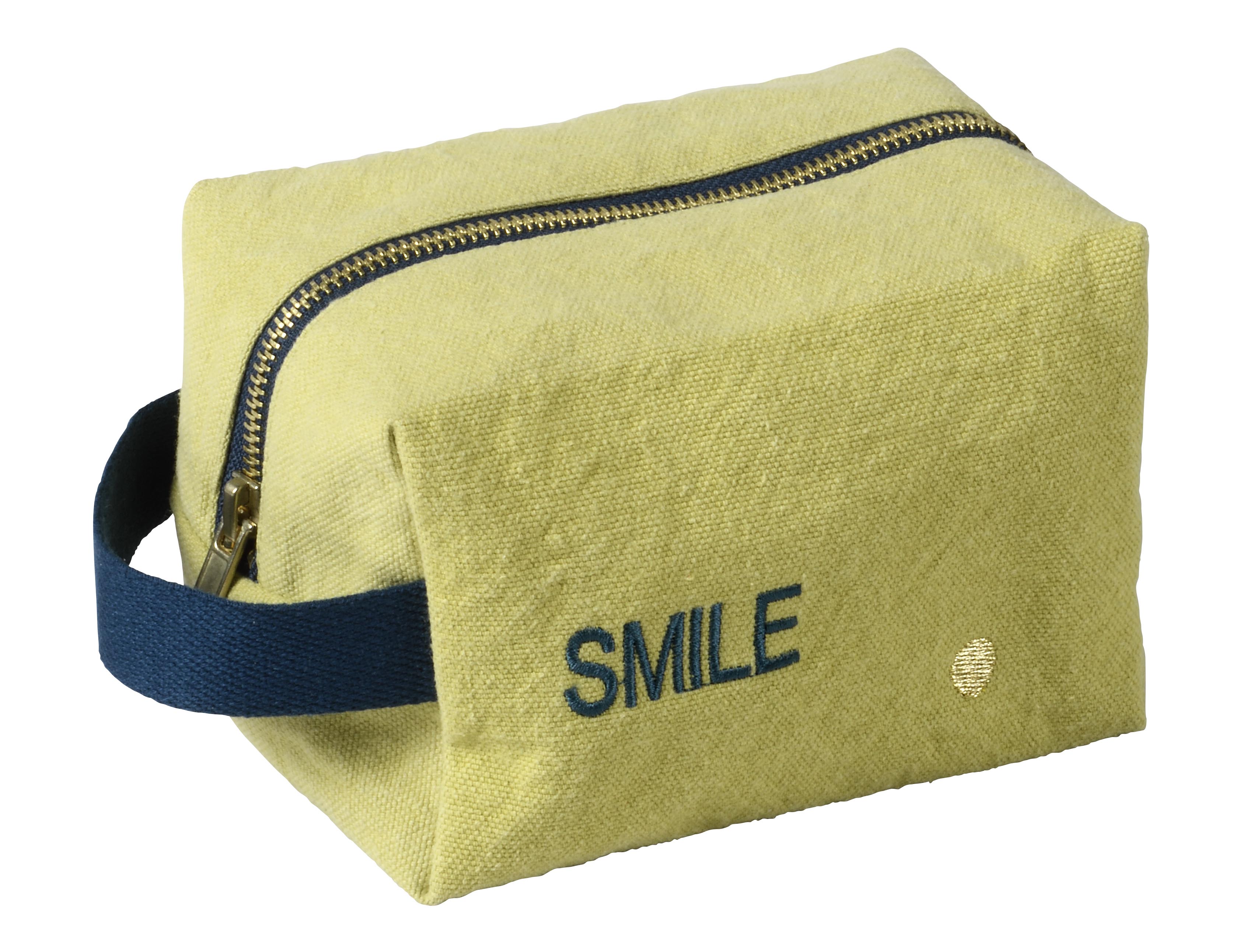 Trousse cube Smile Ananas 10 x 16 x 10