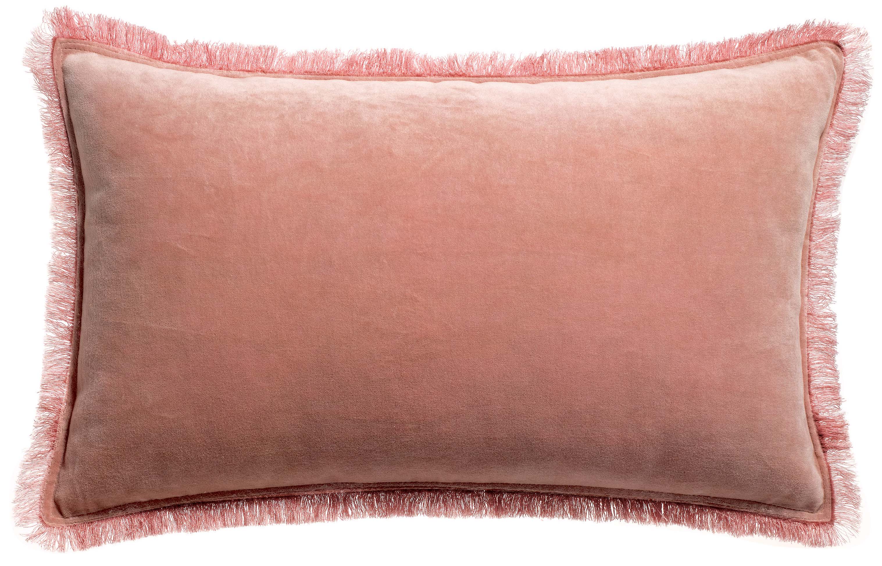 Coussin uni Fara Pink 30 x 50