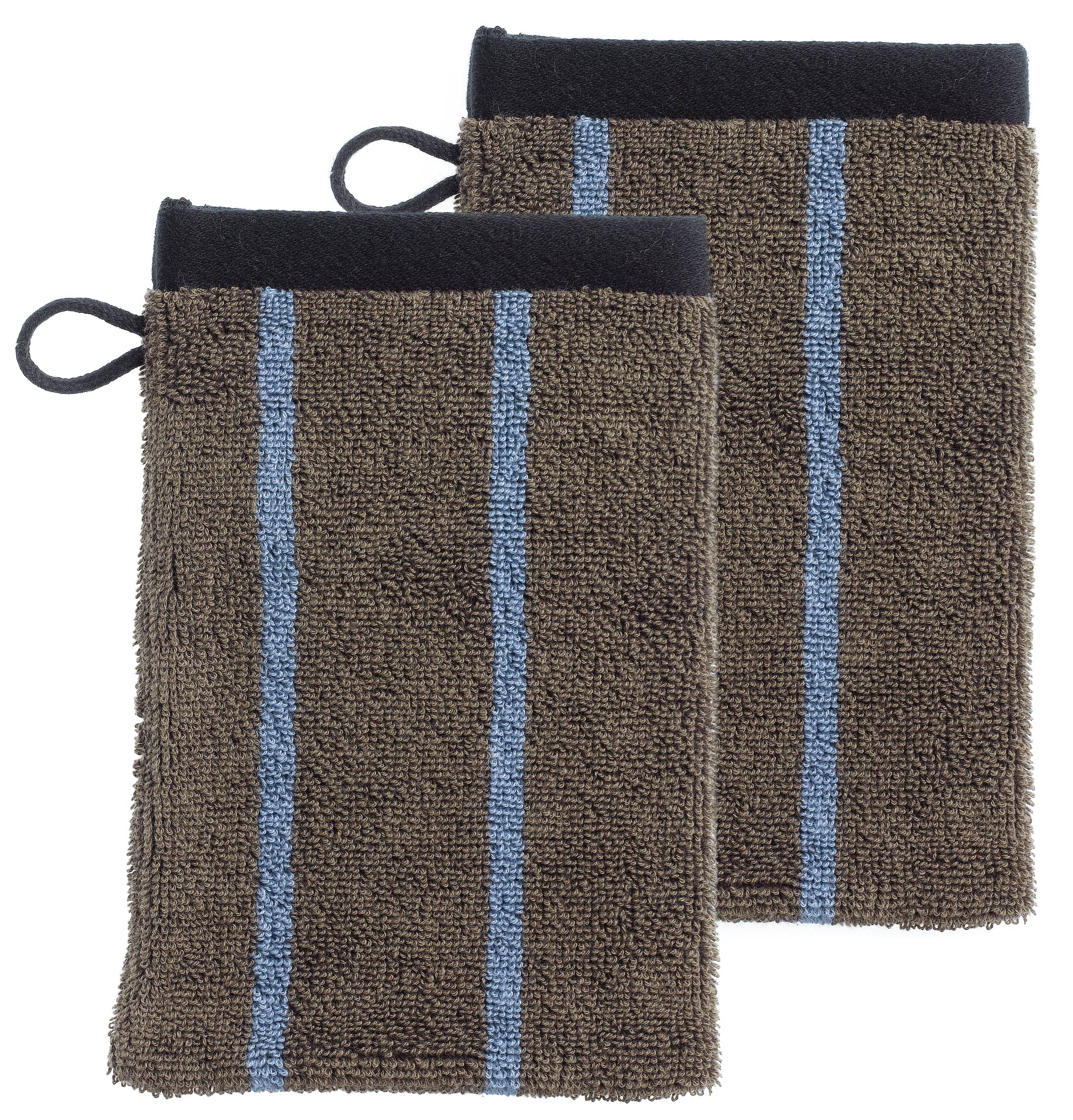 Lot de 2 gants de toilette Charly Potatoes 15 x 21