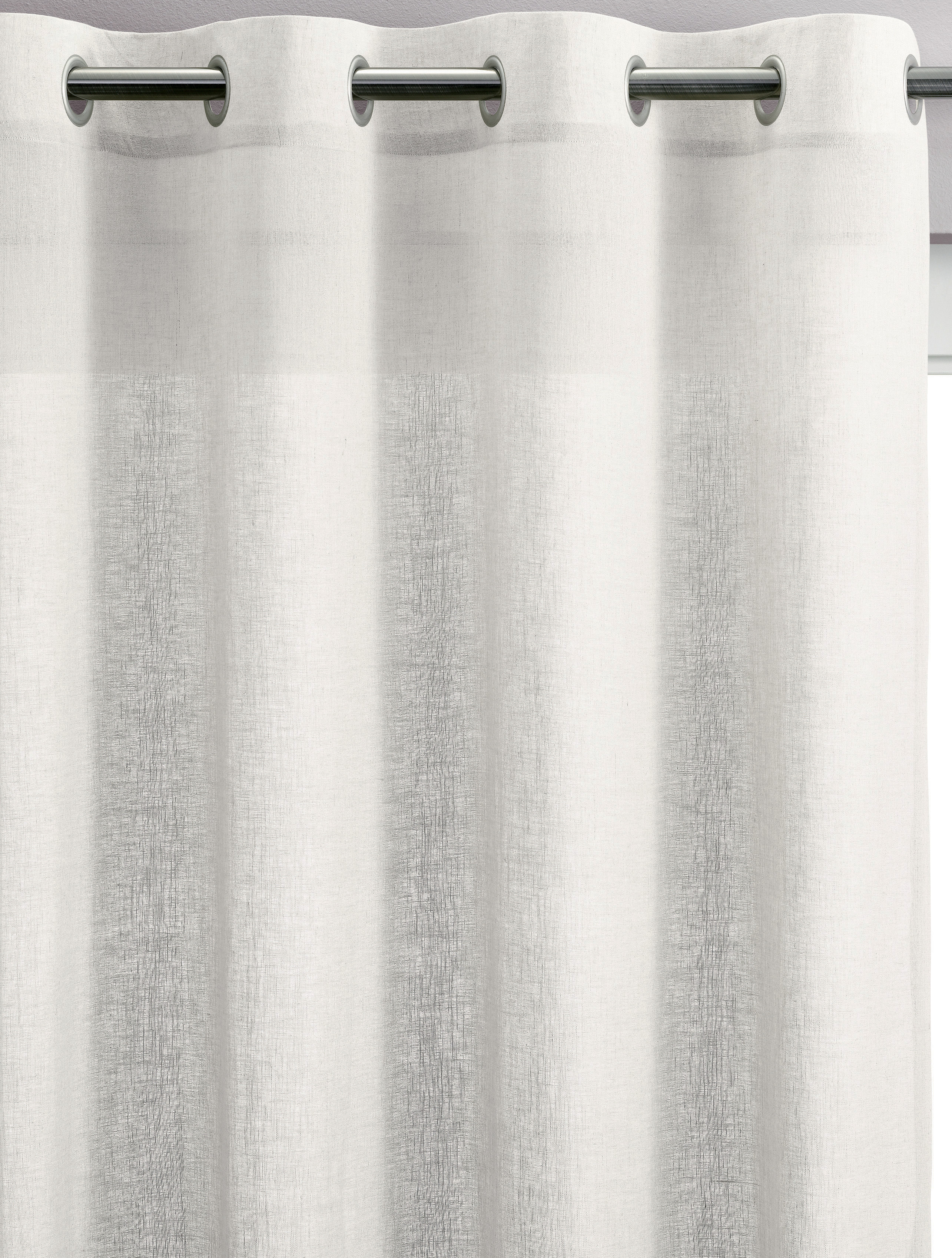 Rideau Voile Zeff Blanc 140 x 280