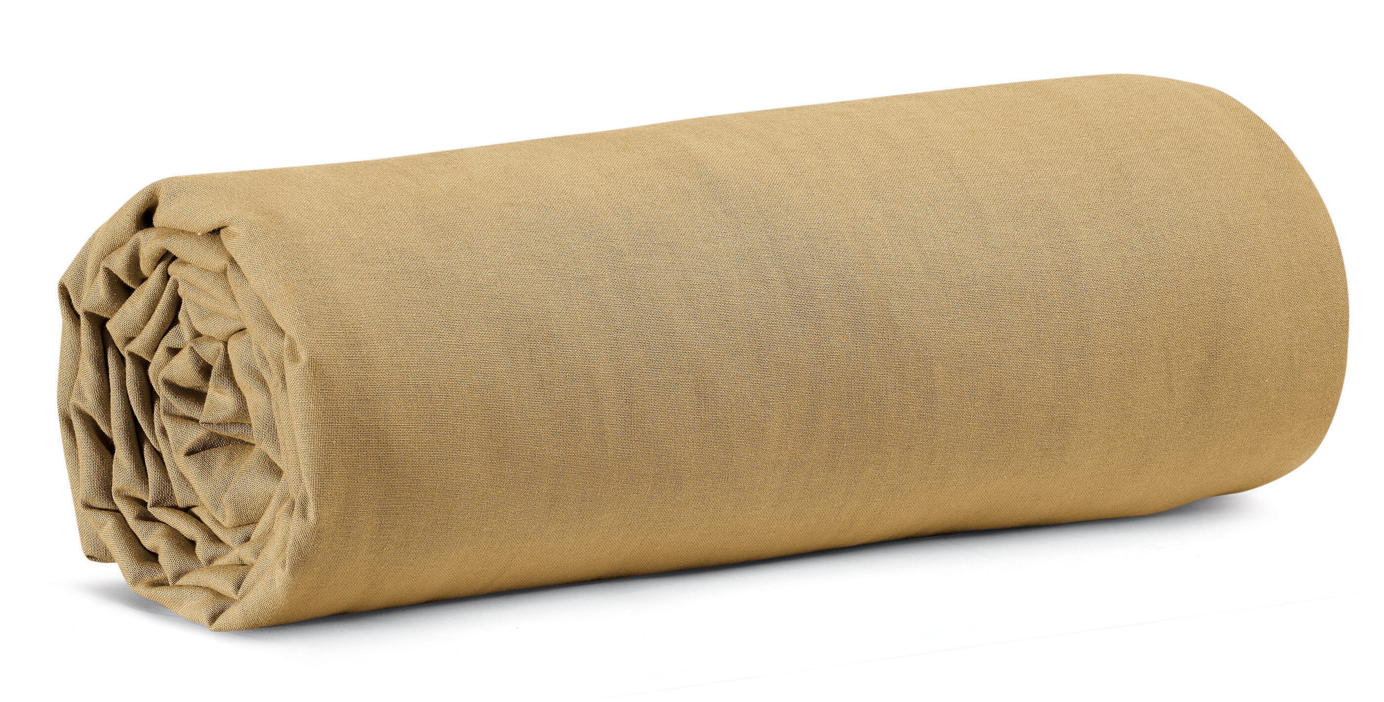 Drap housse Calita Gold 140x190 bonnet 30 cm